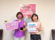1-民眾參與婦女健康篩檢驚喜中獎，領取「金馬就健康」刮刮卡三獎-手鍊合影