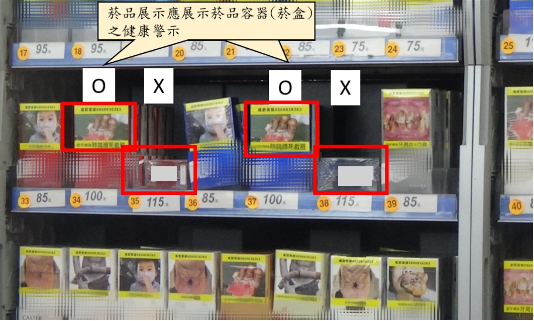 菸品展示違規態樣2