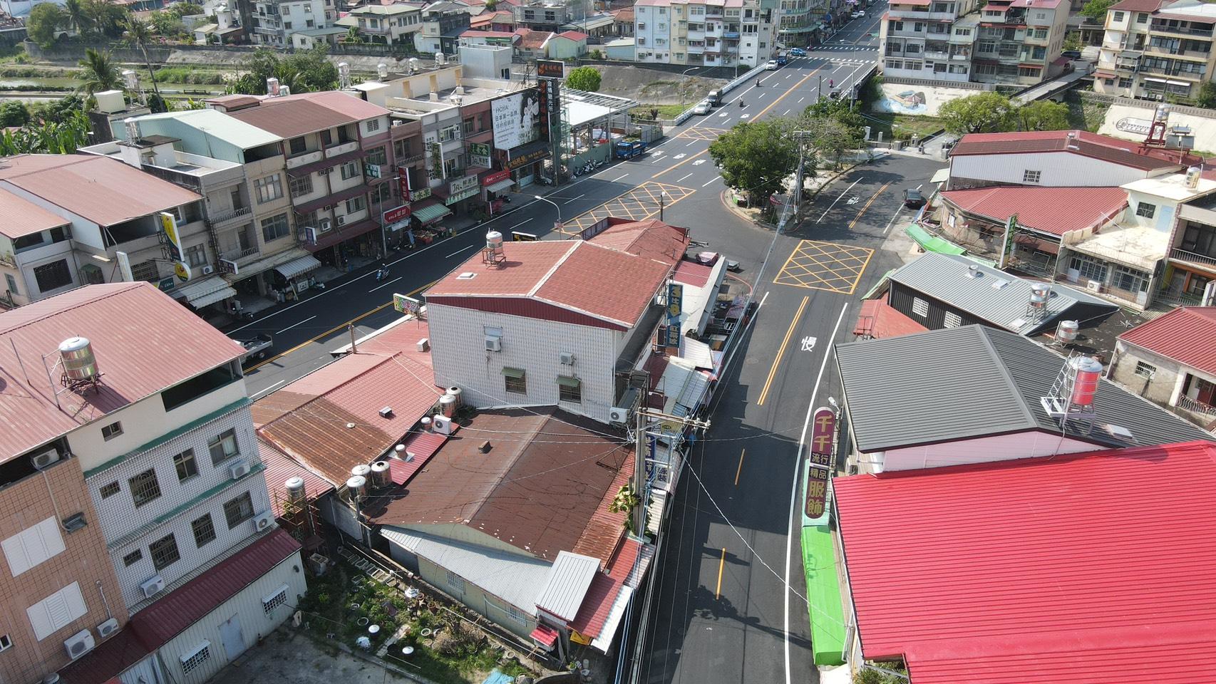美濃老街路面翻新 通行舒適又安心