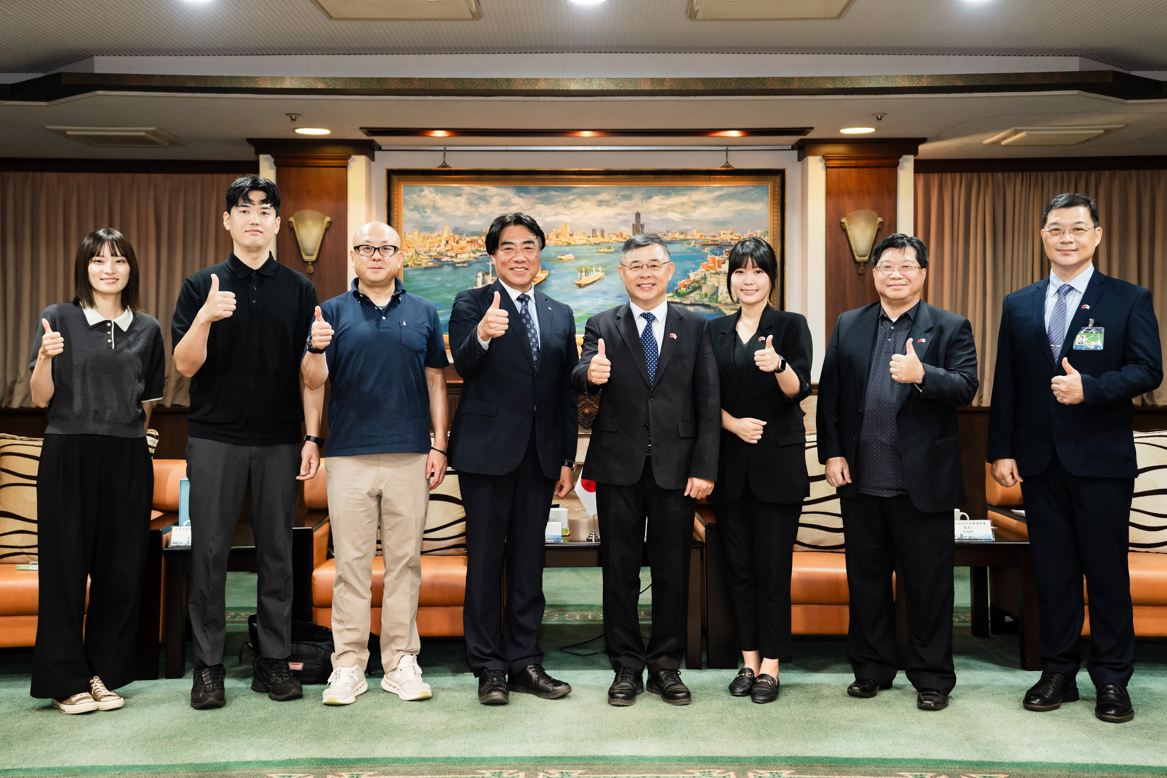 日本靜岡縣沼津賴重秀一市長三度訪高 參與台日大港水果祭深化雙城交流