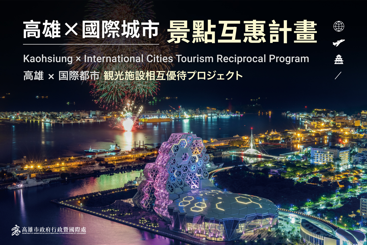 高雄與國際城市景點互惠一覽表