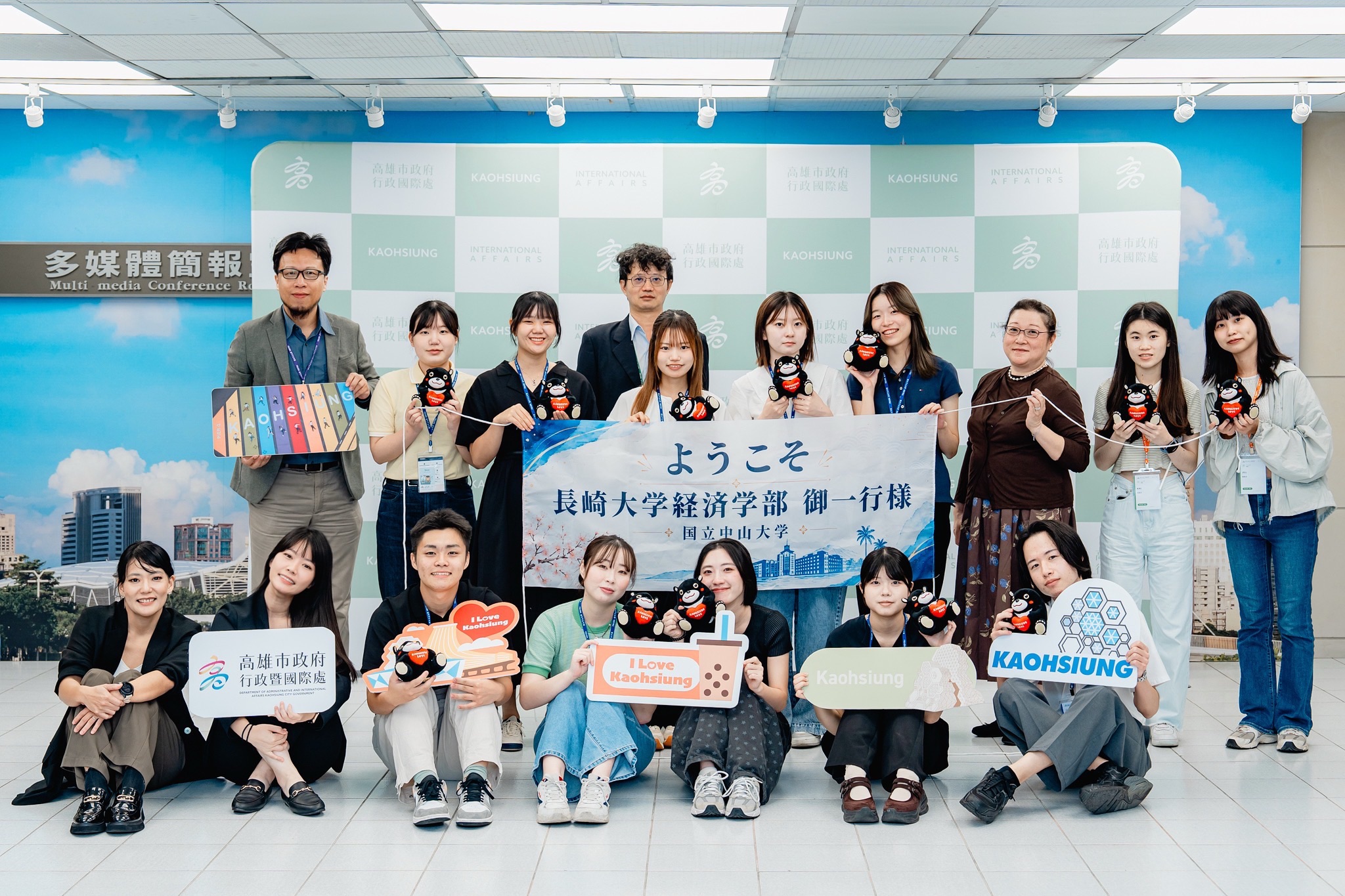 熊本學生向高雄致謝！長崎大學訪高盛讚跨國支援展現超高行政效率