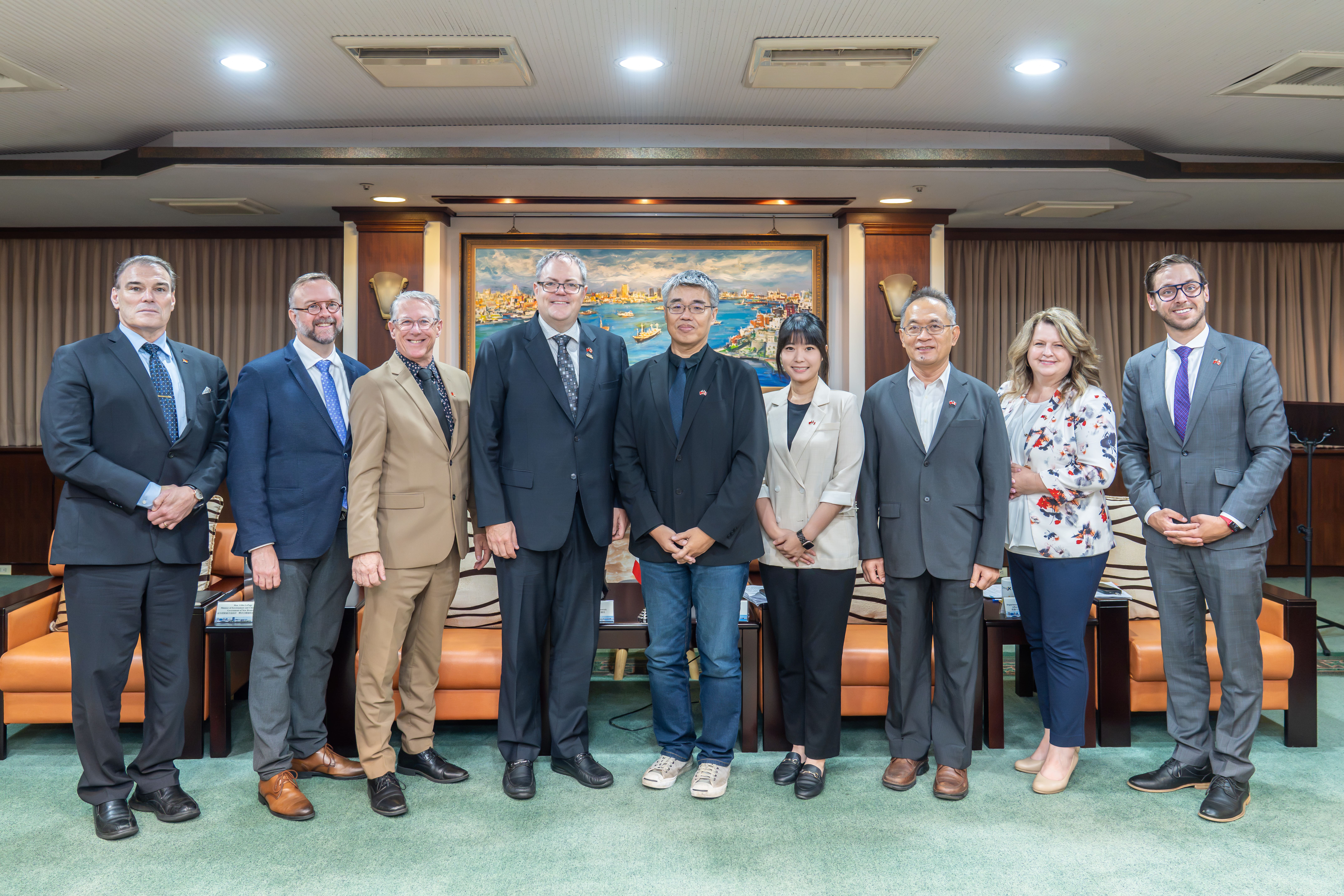 加拿大紐布朗斯維克省議會副議長首訪高雄　深化台加港務及經貿合作