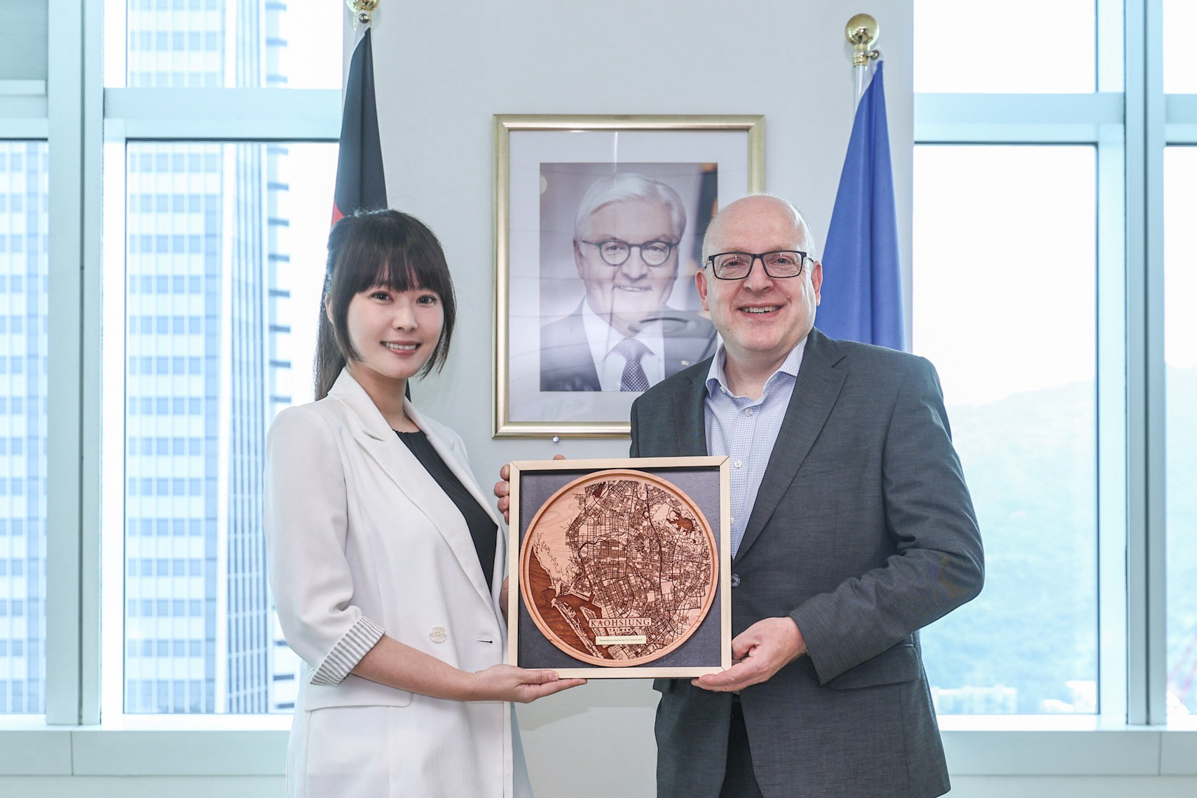 德國開姆尼茨市長 Sven Schulze 首度訪台 盼與高雄展開合作契機