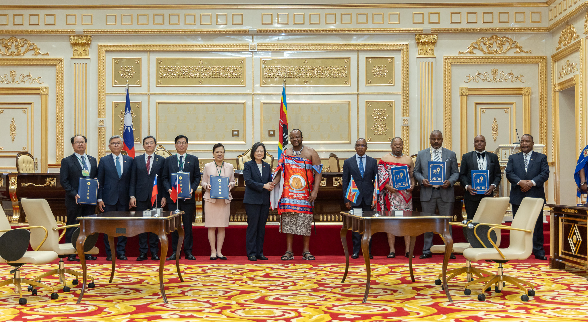 Leaders of Taiwan and the Kingdom of Eswatini Gave their Blessing to the Twinning of Kaohsiung and Mbabane. Mayor Chen to Deepen Exchanges in Bilingual Education Cooperation, Youth, and Agriculture.