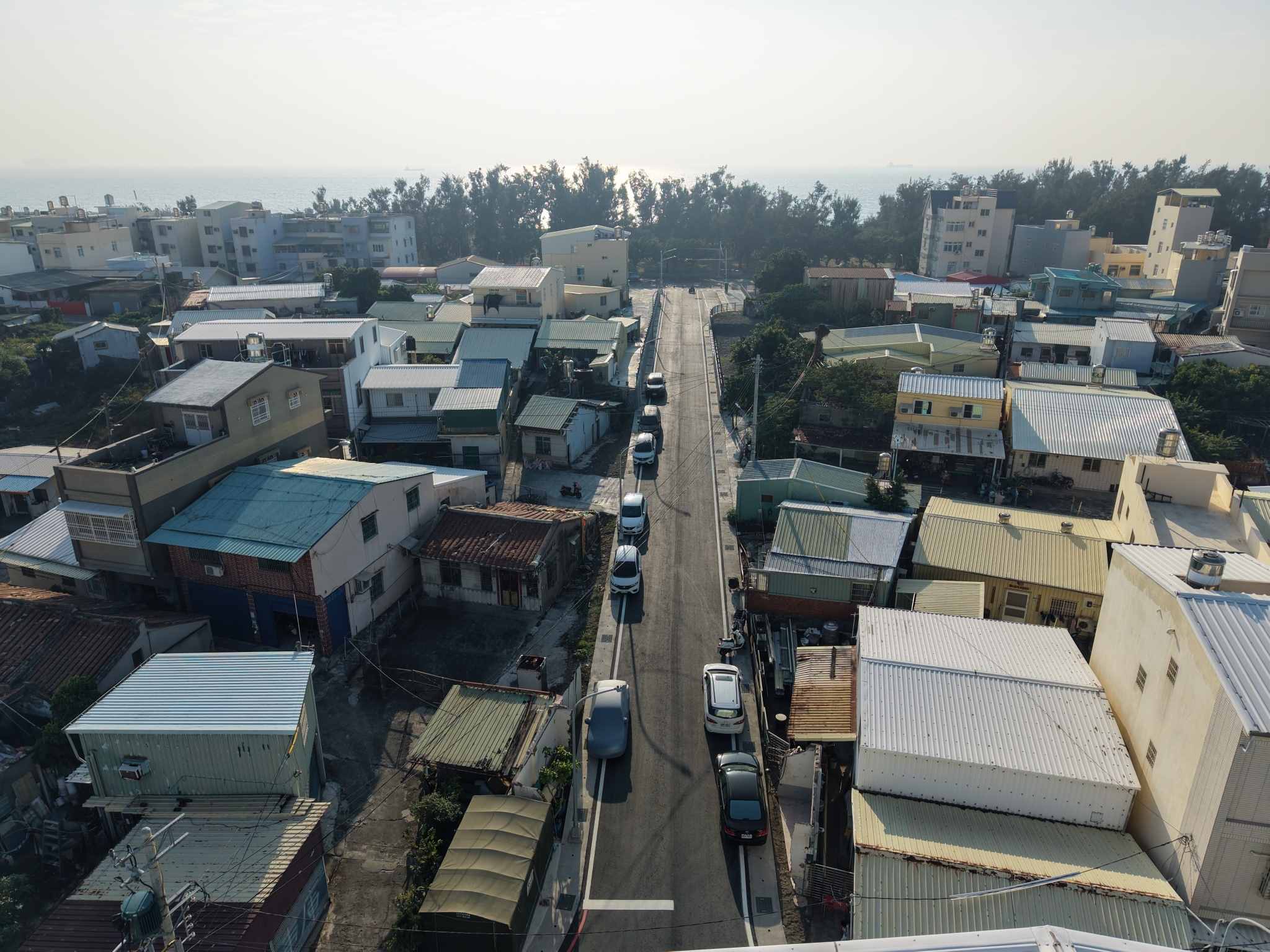 旗津區中洲三路129巷東西向道路通車 提升區域道路便利性 強化地方發展