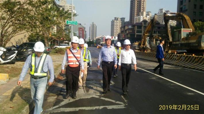 李副市長工地視察