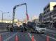 中華地下道在今日正式封路進行填平及拆除作業