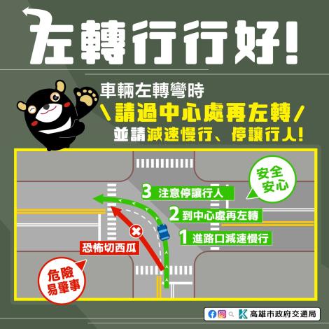 交通安全宣導--左轉行行好