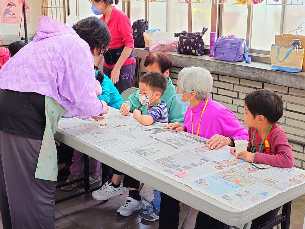 20260309 心故鄉據點課程，老幼共學