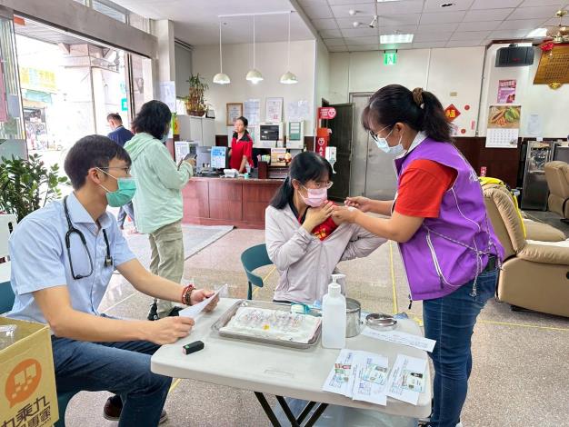 114年10月7日流感疫苗開打設站(六龜區社團法人台灣福田社會福...