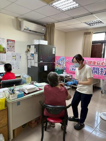 114年10月10日國慶例假日流感疫苗開打設站(六龜區衛生所)活...