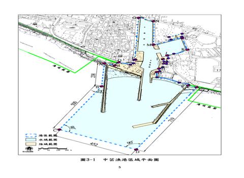 中芸漁港平面圖